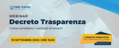 19 Settembre, webinar formativo sul 
